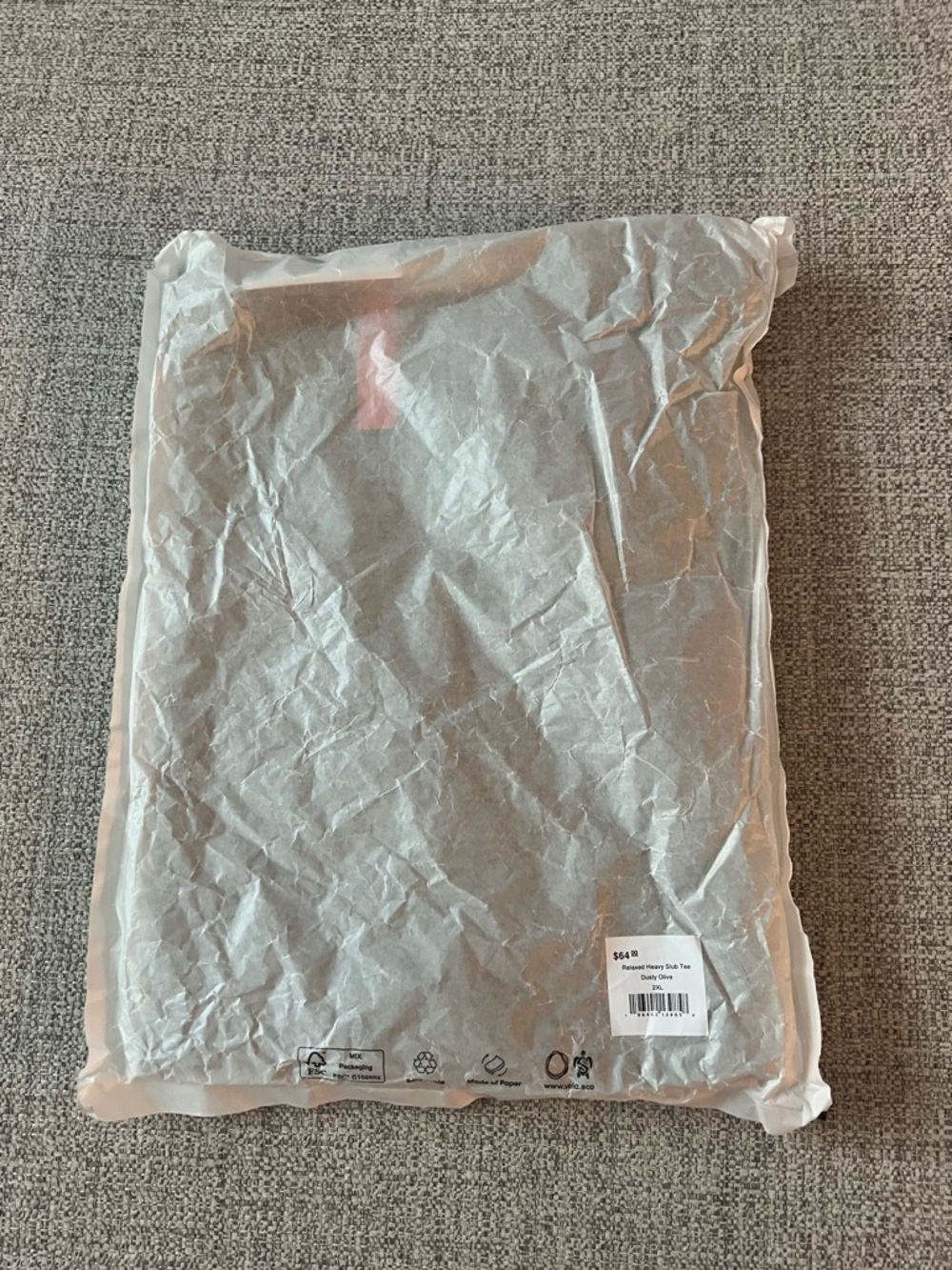 Marine Layer Relaxed Heavy Slub Tee - 2XL - Picture 5 of 5